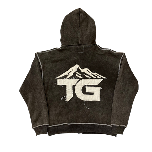 Trap Goat Sweatsuit Set (Sun Dyed Black)