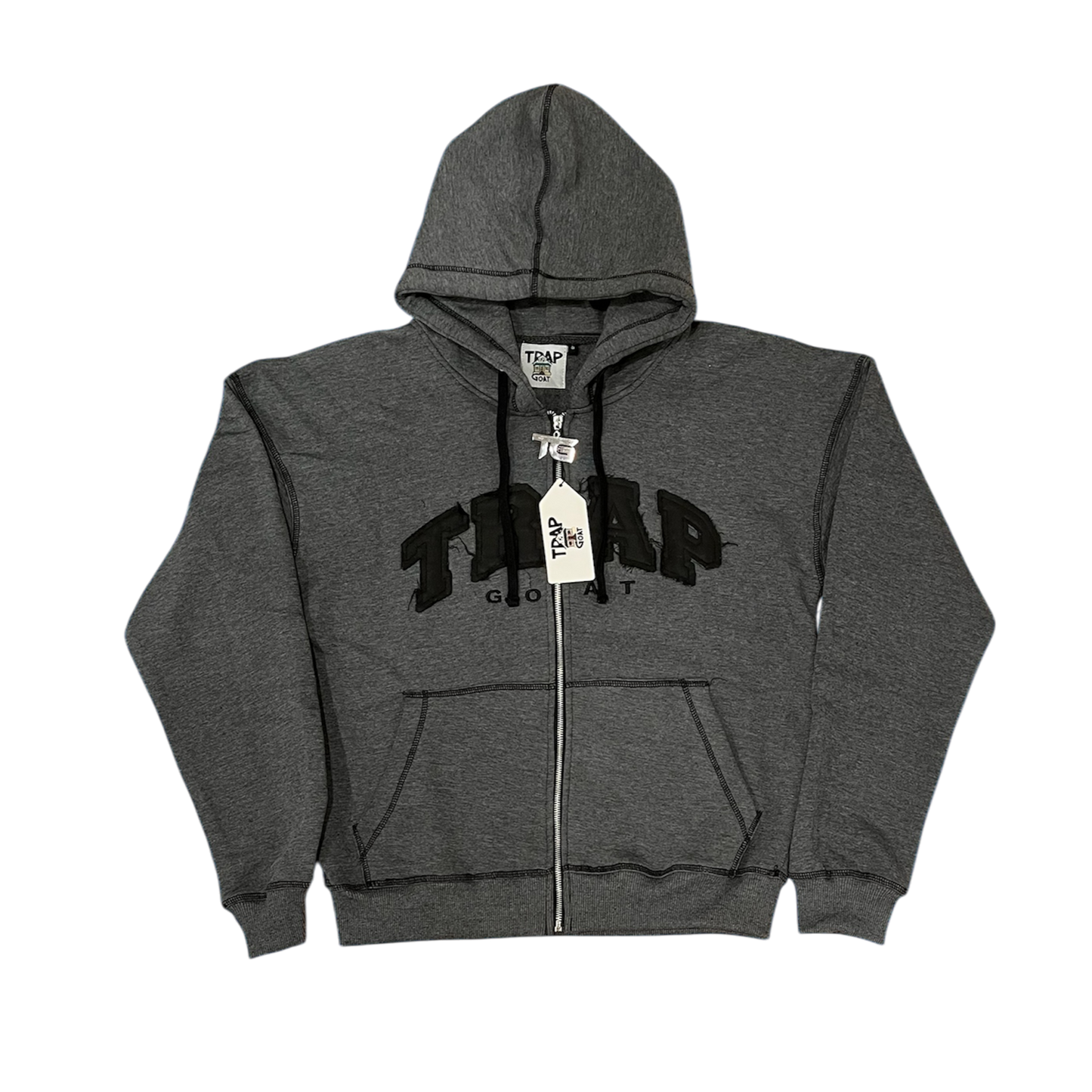 Trap Goat Sweatsuit Set (Wolf Grey/Blk)
