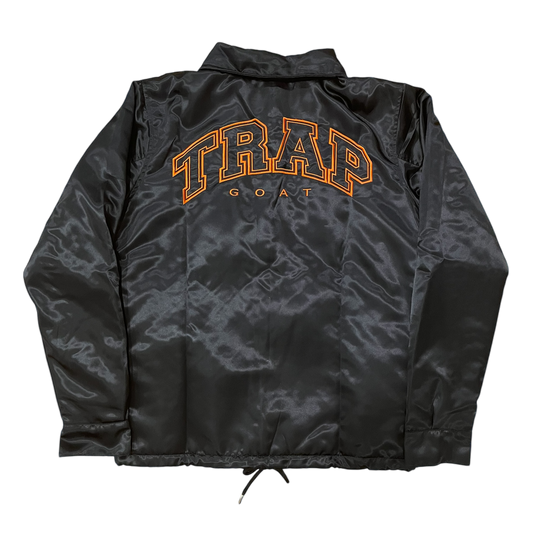 Trap Goat Coach Jacket (Blk/Orange)